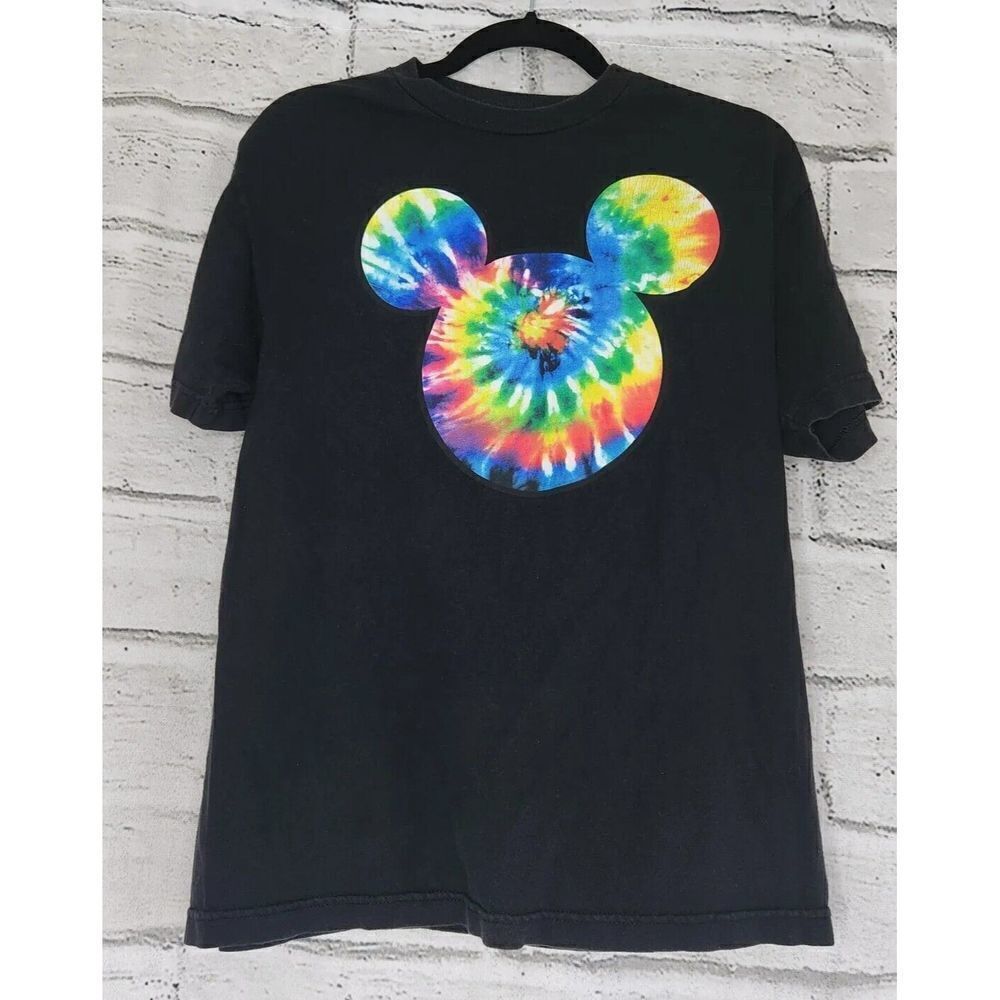 Neff Adult Disney Tie Dye Mickey Mouse Short-Sleeved T-Shirt Size Medium